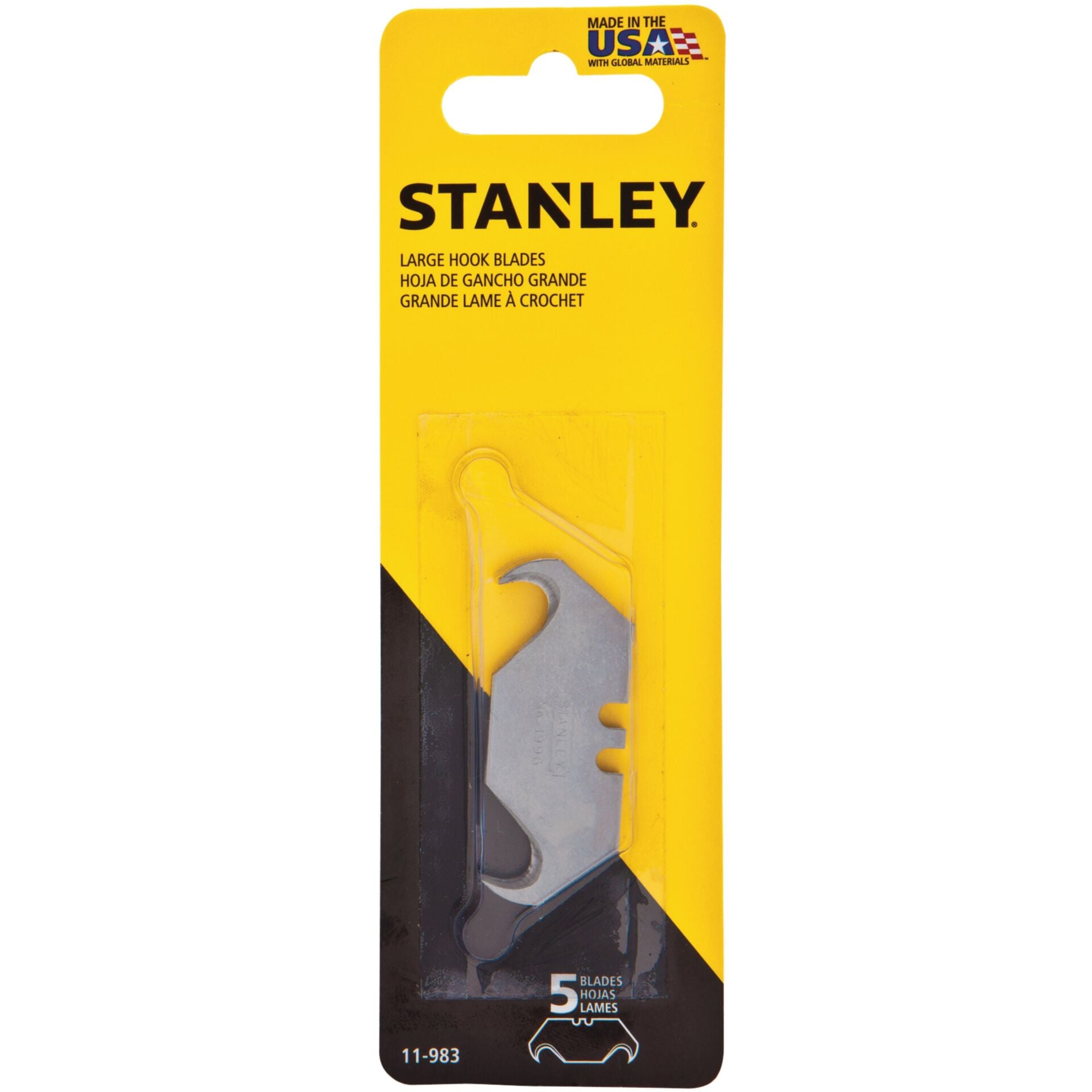 Stanley Kanca Maket Bıçağı Yedeği 5'li 0-11-983