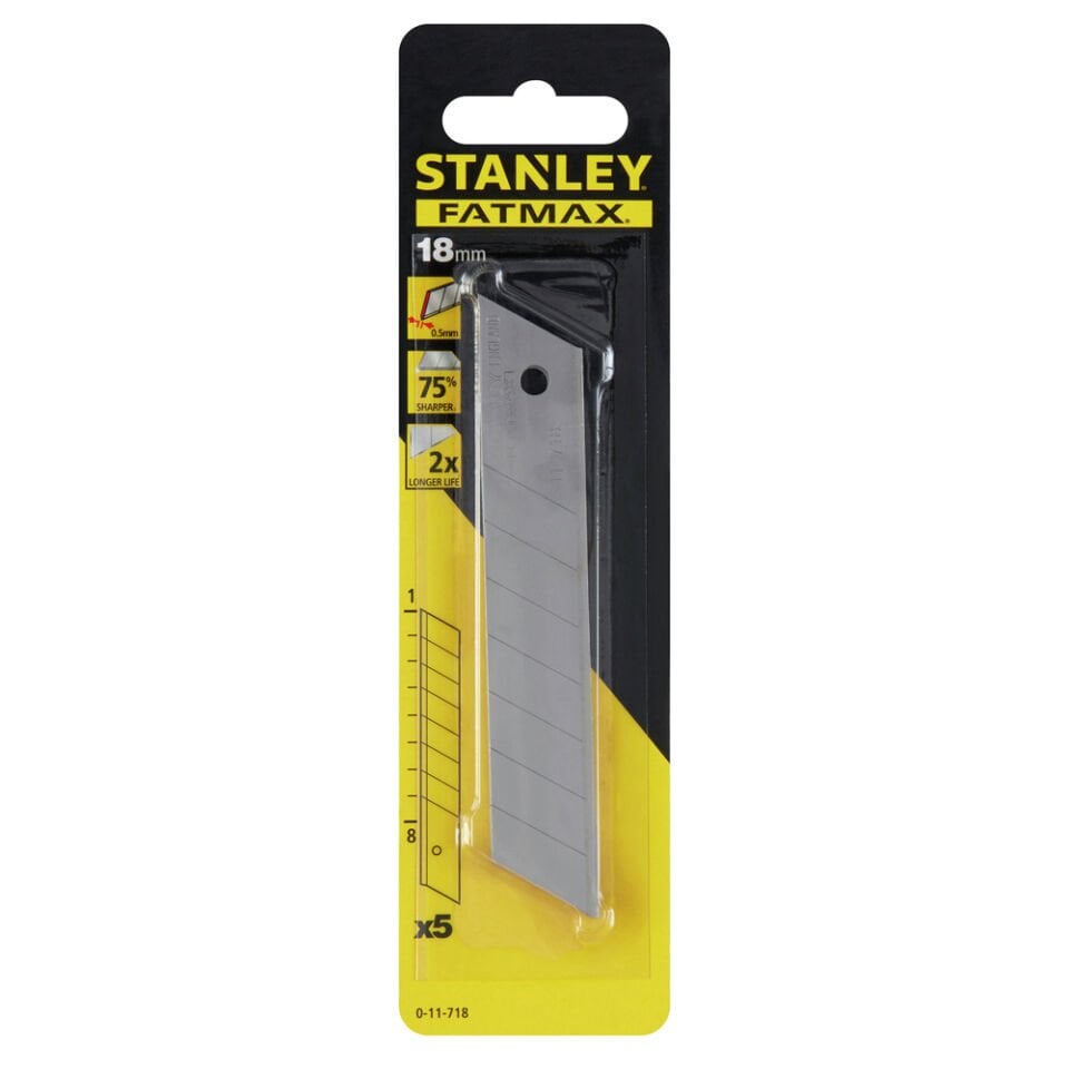 Stanley Fatmax Maket Bıçağı Yedeği 18 mm 0-11-718