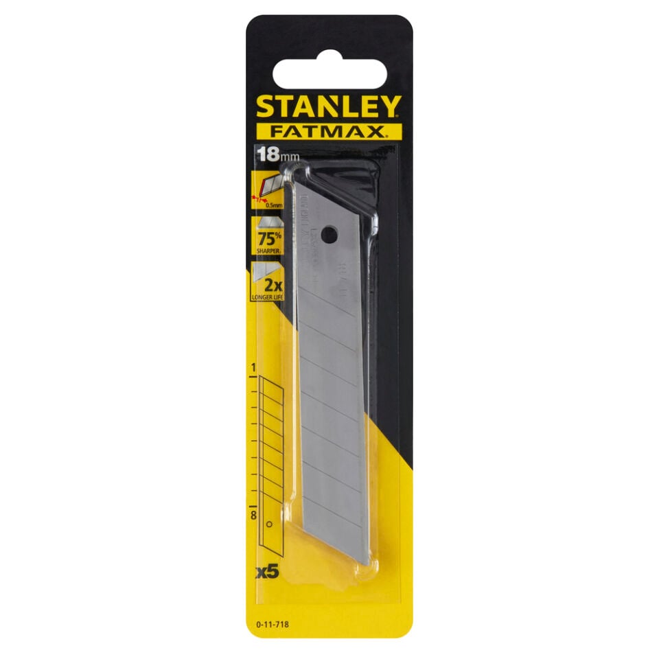 Stanley Fatmax Maket Bıçağı Yedeği 18 mm 0-11-718