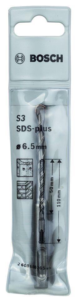 Bosch - Plus-1 Serisi, SDS-plus Kırıcı Delici Matkap Ucu 6.5*110 mm