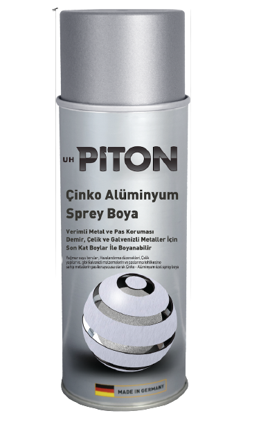 Piton Çinko - Alüminyum Sprey Boya 400 ml