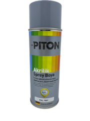 Piton Akrilik Sprey Boya 400 ml RAL7001 Gümüş Gri