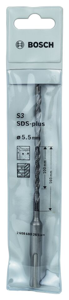 Bosch - Plus-1 Serisi, SDS-plus Kırıcı Delici Matkap Ucu 5.5*160 mm