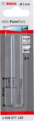 Bosch - HSS-PointeQ Metal Matkap Ucu 1,0 mm 2'li