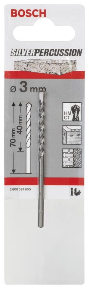 Bosch - cyl-3 Serisi, Beton Matkap Ucu 3*70 mm