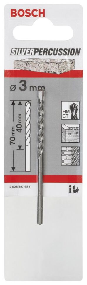 Bosch - cyl-3 Serisi, Beton Matkap Ucu 3*70 mm