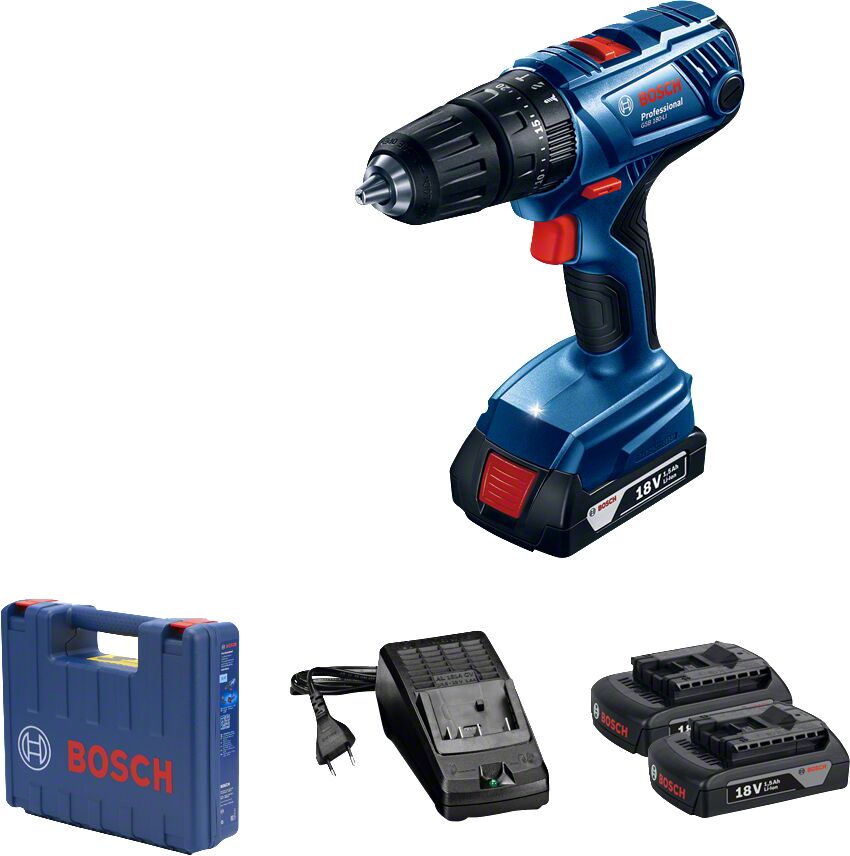 Bosch GSB 180-Li Çift 2 Ah Akülü Darbeli Vidalama Makinesi
