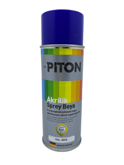 Piton Akrilik Sprey Boya 400 ml RAL5002 Ultramarin Mavi