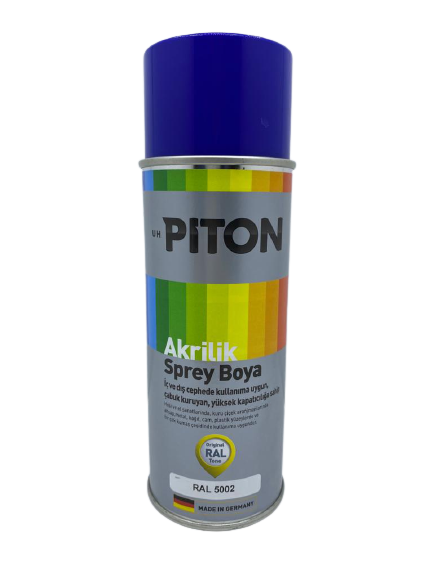 Piton Akrilik Sprey Boya 400 ml RAL5002 Ultramarin Mavi