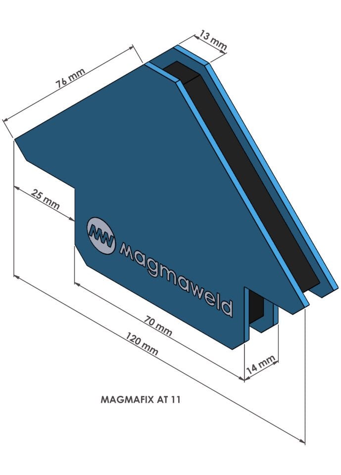 Magmaweld Magmafix AT-11 11 kg Manyetik Kaynak Gönyesi