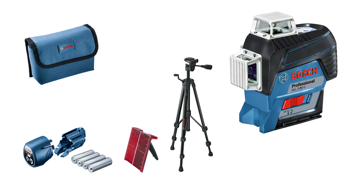 Bosch GLL 3-80 C + BT 150 Professional Çizgi Lazeri