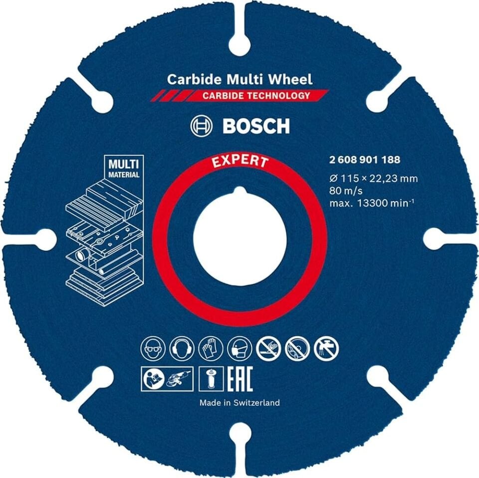 Bosch - Carbide Multi Wheel 115 mm (Çok Amaçlı Kesici)