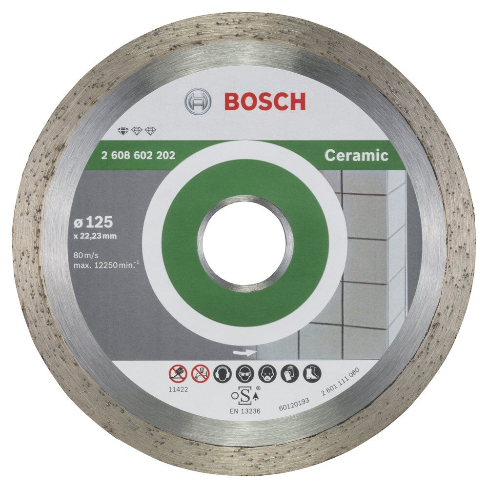 Bosch Seramik İçin Elmas Kesme Diski 125 mm 2608602202
