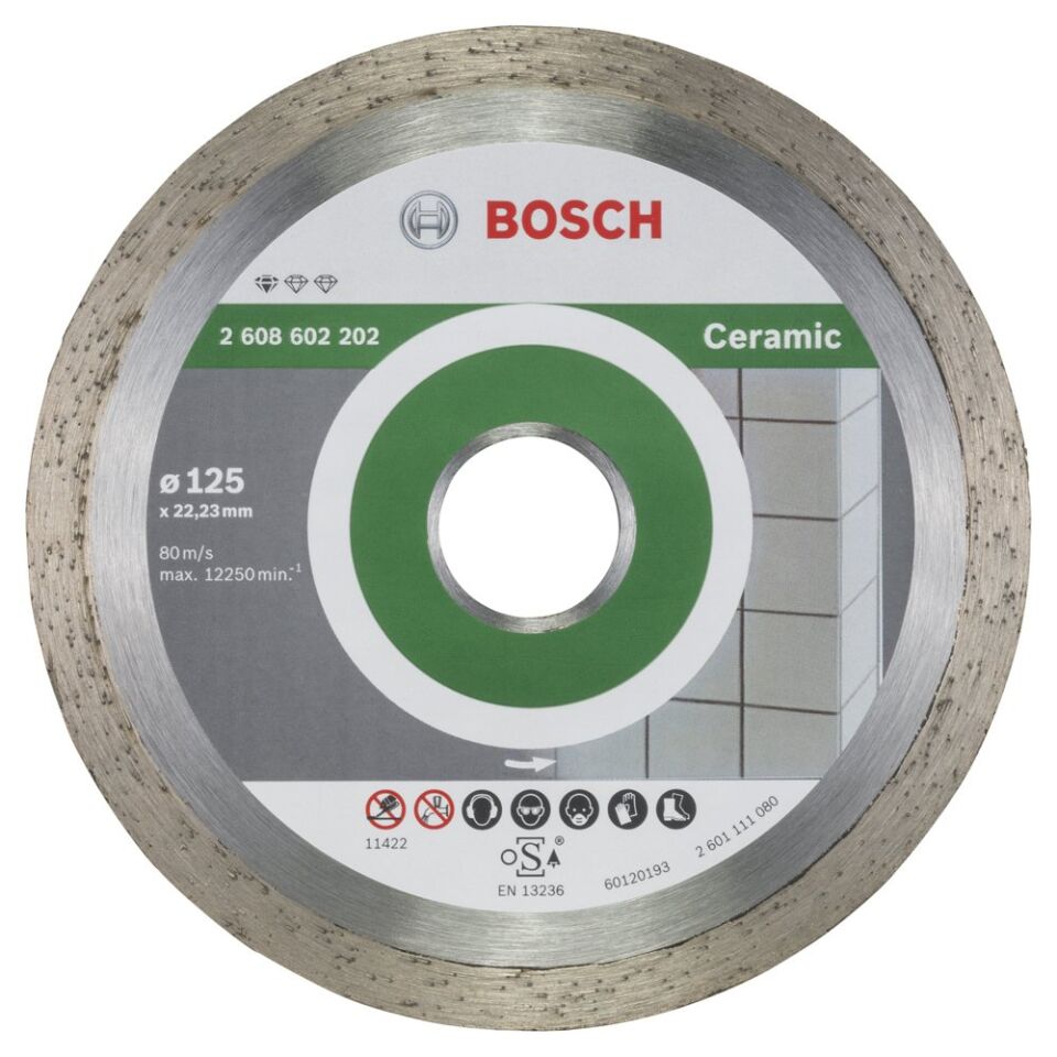 Bosch Seramik İçin Elmas Kesme Diski 125 mm 2608602202