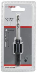 Bosch - Altıgen Şaftlı 14-30 mm Pançlar İçin Adaptör, Anahtar Ağzı 9,52 mm