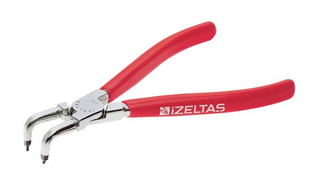 İzeltaş 210 mm İç Segman Pense Yaysız Eğri