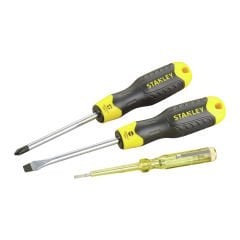 Stanley Tornavida Takımı 3 Parça - Cushiongrip 0-65-012