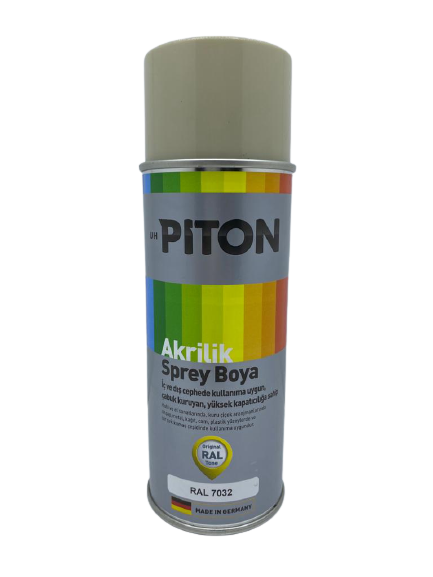 Piton Akrilik Sprey Boya 400 ml RAL7032 Taş Gri