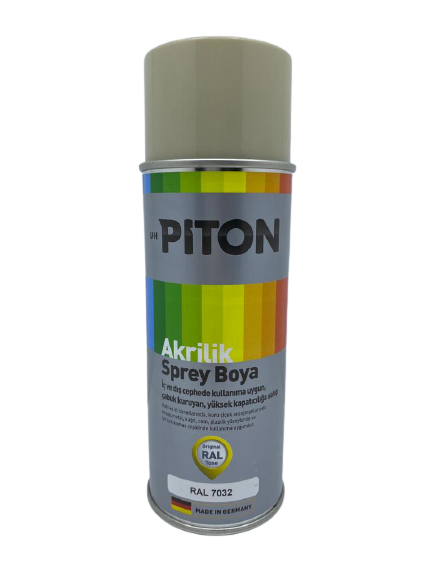 Piton Akrilik Sprey Boya 400 ml RAL7032 Taş Gri