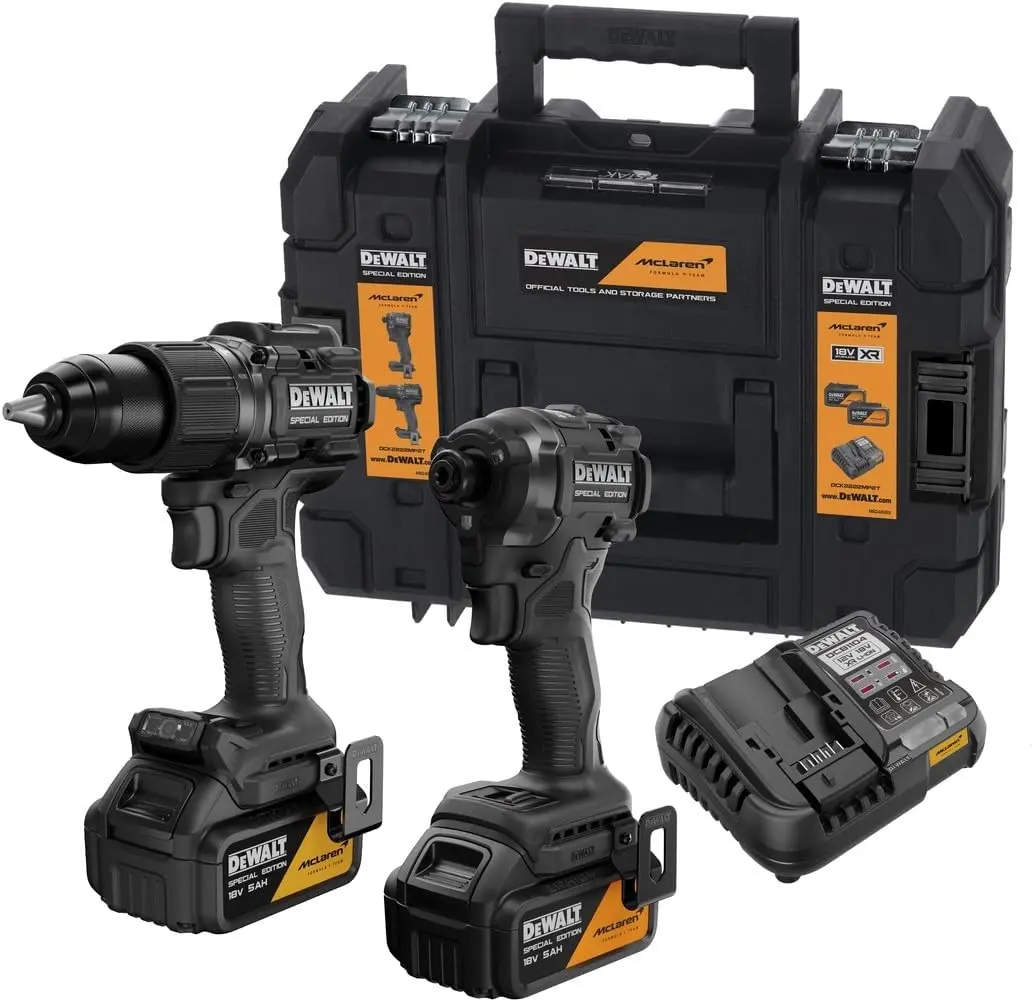 Dewalt DCK2222MP2T McLaren F1 18 V Çift Akülü 5 Ah Elektrikli El Aletleri Seti