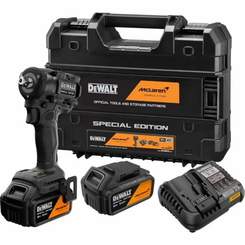 Dewalt DCF92MP2T-QW Mclaren 1/2'' Kompakt Somun Sıkma + 2X5Ah Akü Set