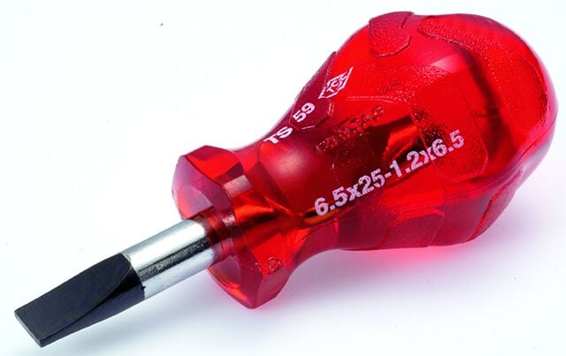 İzeltaş 5.5X25 Kraft Düz Topaç Tornavida