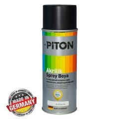 Piton Akrilik Sprey Boya 400 ml RAL9005 Yarı Mat Siyah