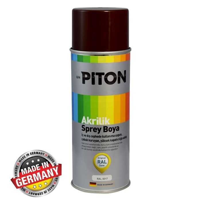 Piton Akrilik Sprey Boya 400 ml RAL8017 Çikolata Kahve