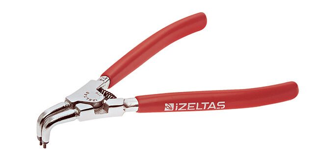 İzeltaş 210 mm Dış Segman Pensi Yaylı Eğri