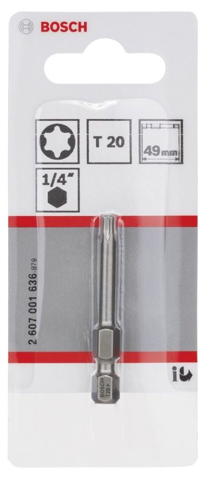 Bosch - Extra Hard Serisi Vidalama Ucu T20*49 mm 1'li