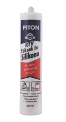 Piton RTV Yüksek Isı Silikonu 280 ml Kırmızı
