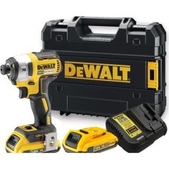Dewalt 18V 2.0AH Li-Ion Kömürsüz Darbeli Tornavida DCF887D2