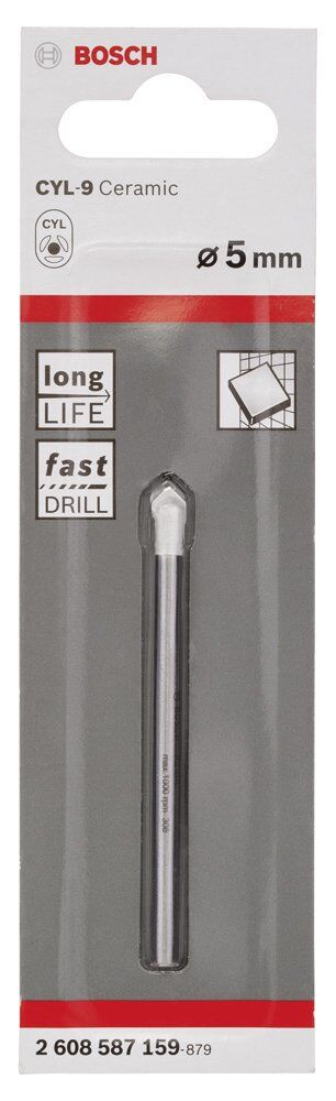 Bosch - cyl-9 Serisi Seramik Matkap Ucu 5*70 mm