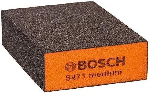 Bosch S471 Medium Takoz Sünger Zımpara Kalın Kum Turuncu