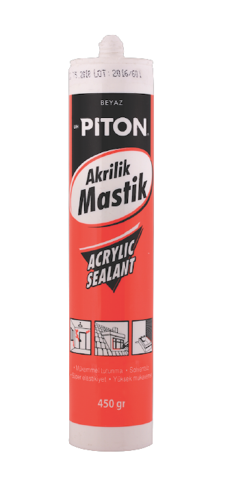 Piton Akrilik Mastik 450 gr Beyaz