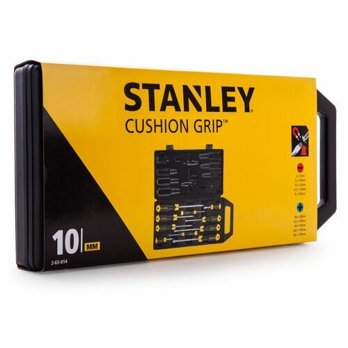 Stanley Cushion Grip Düz Ve Yıldız Tornavida Seti 10 Parça 2-65-014