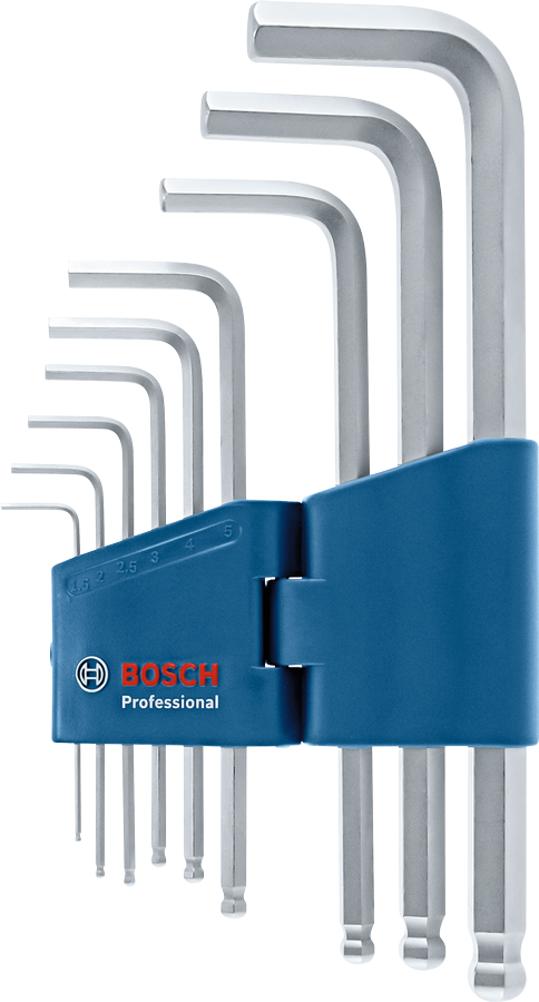 Bosch Profesyonel Alyan Anahtar Takımı 9 Parça 1600A01TH5