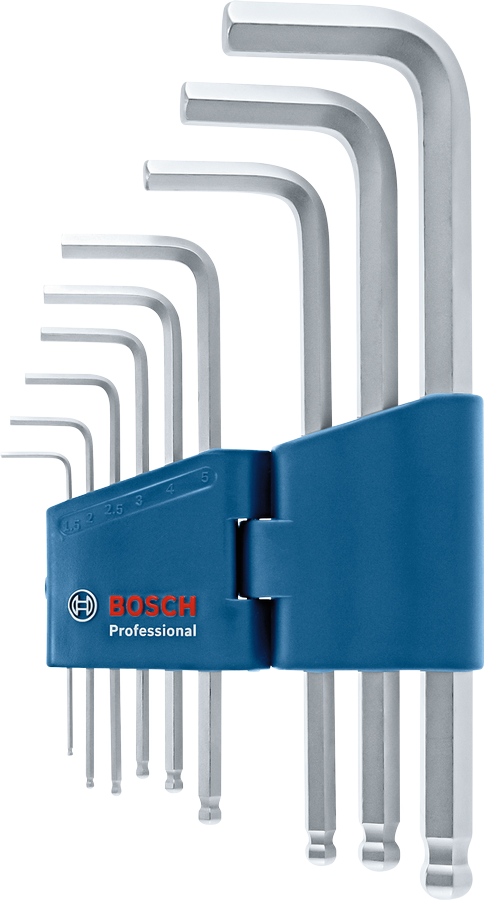 Bosch Profesyonel Alyan Anahtar Takımı 9 Parça 1600A01TH5