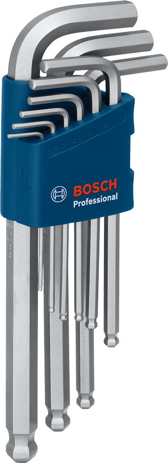 Bosch Profesyonel Alyan Anahtar Takımı 9 Parça 1600A01TH5