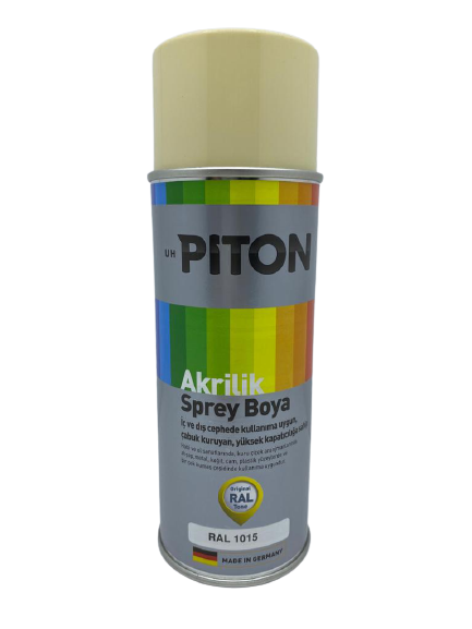 Piton Akrilik Sprey Boya 400 ml RAL1015 Açık Fildişi