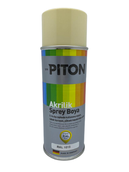Piton Akrilik Sprey Boya 400 ml RAL1015 Açık Fildişi