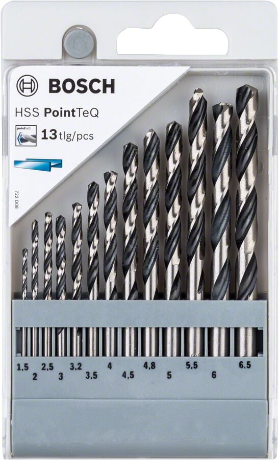 Bosch - PointTeQ Metal Matkap Ucu 13 Parça Set