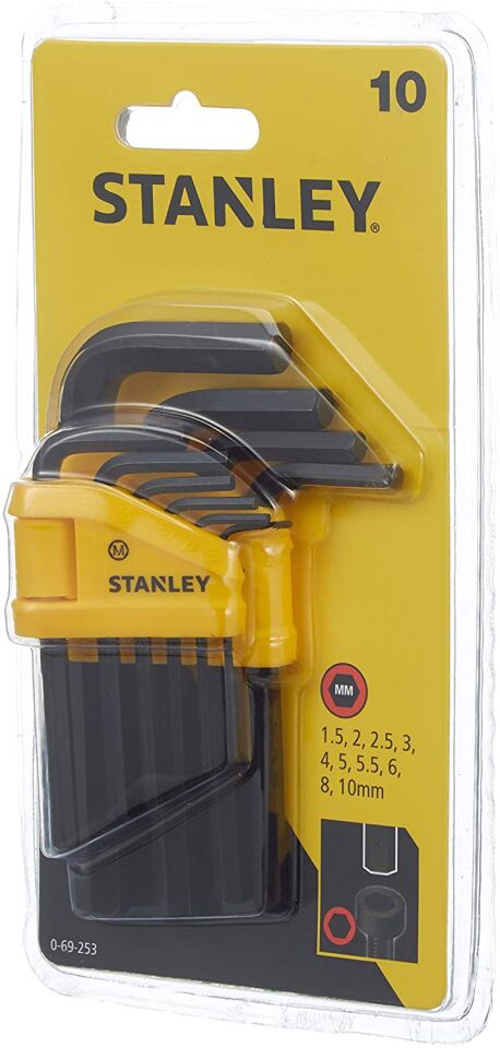 Stanley Allen Anahtar Takımı 10 Parça (1,5-10)