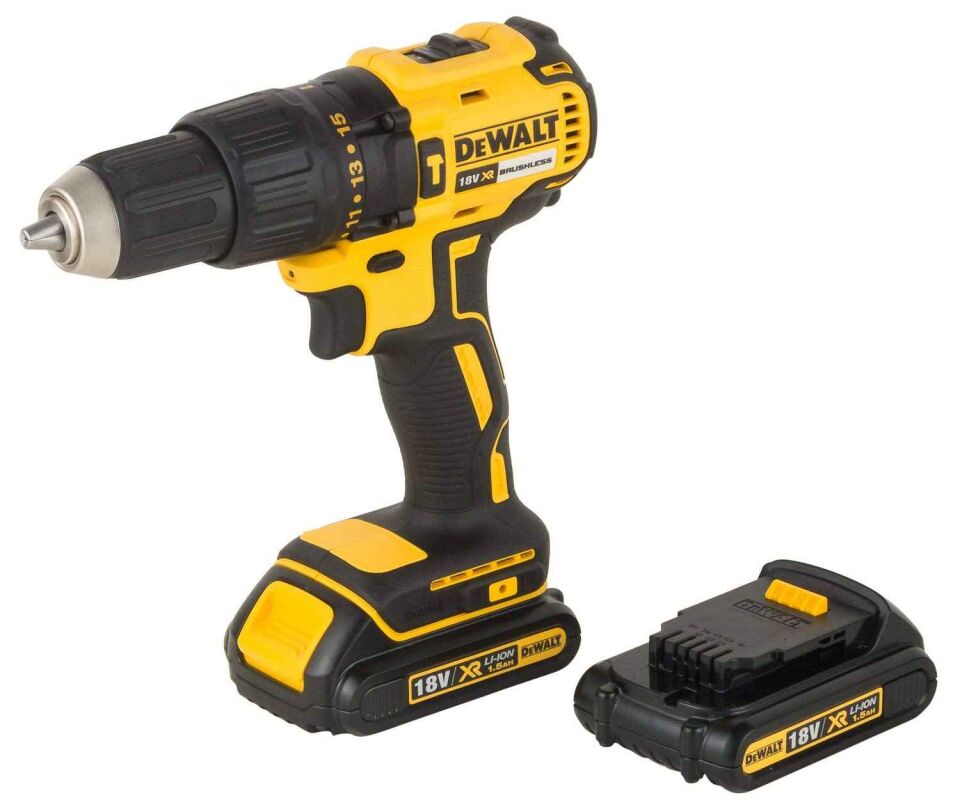 Dewalt DCD778S2T 18V 1.5AH Li-İon Çift Akü Kömürsüz Darbeli Matkap