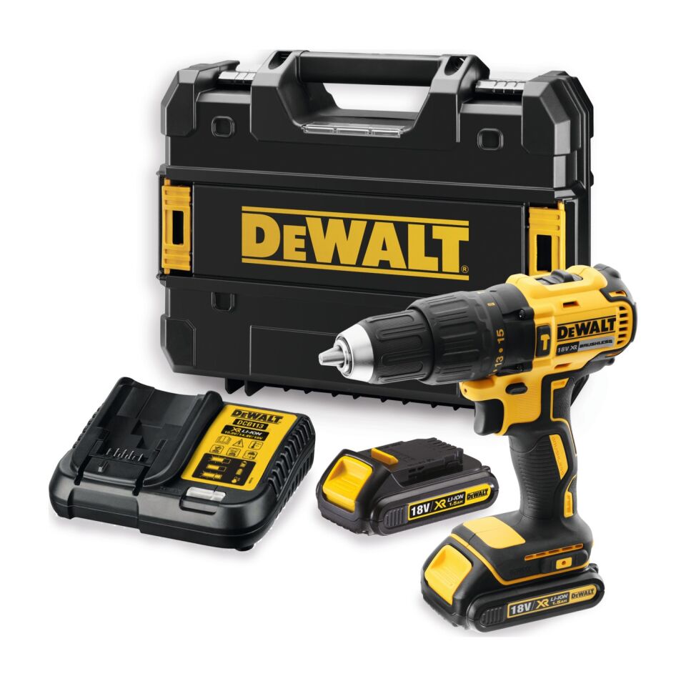 Dewalt DCD778S2T 18V 1.5AH Li-İon Çift Akü Kömürsüz Darbeli Matkap