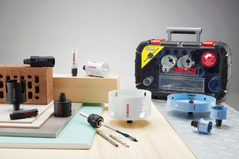 Bosch 11 Parça Delik Açma Testeresi Panç Seti Çantalı 2607019450