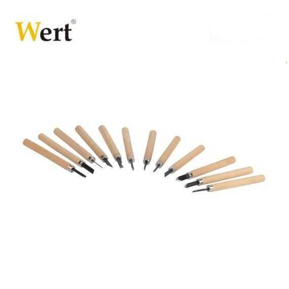 Wert 2512 Ahşap Oyma Bıçak Seti