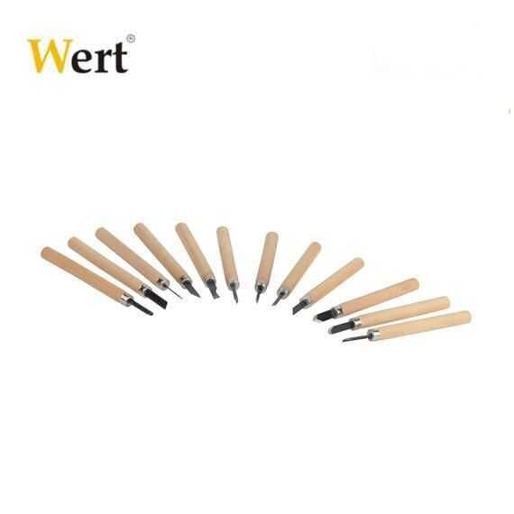 Wert 2512 Ahşap Oyma Bıçak Seti