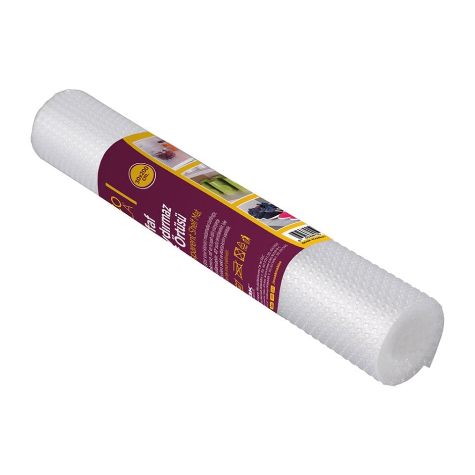 Deco Bella Şeffaf Kaydırmaz Raf Örtüsü 30x200 cm