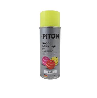 Piton Neon Sprey Boya 400 ml 256462 Sarı